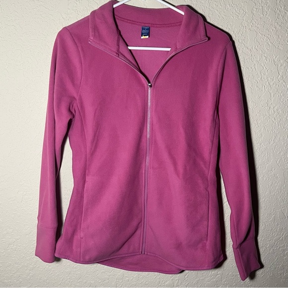 NWOT GAP joylabs Pink Fleece Zip Jacket - Picture 1 of 3